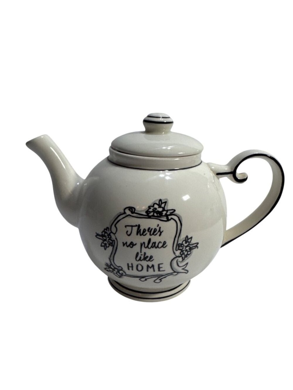 Katie Mandy “There's No Place Like Home" Tea Pot "Home is Where the Heart is"